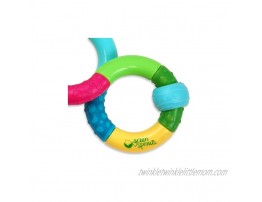 green sprouts Infinity Rattle | Encourages whole learning | Durable material made from safer plastic Easy to hold & shake Playful rattle sound