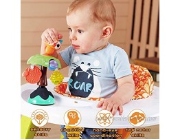 HISTOYE Owl High Chair Toys with Suction Cups for Baby Toys Rattles Set 6 to 12 Months Developmental Baby Tray Toy Suction for Infants Toddlers 6 Months and Up Toys Gifts for 1 Year Old Girl Boy