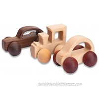 let's make Baby Wooden Rattle Hand Push Car Toy Handmade Natural Organic Wooden Toy Car Male Baby's First Gift