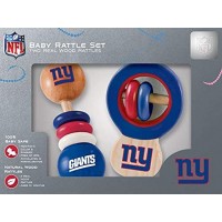 NFL New York Giants Baby Rattle Set 2 Pack