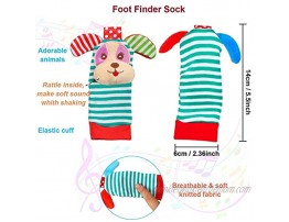 Sock rattles for babies 0-24 Months Baby Animal Foot Finder Educational Toys