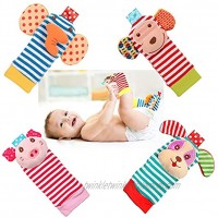 Sock rattles for babies 0-24 Months Baby Animal Foot Finder Educational Toys