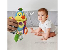 stochastic box Baby Rattle Toy with Baby Mirror,Newborn Toys 0 3 6 Months Brain Development,Great Gift for Girl&boy Bird
