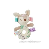 Taggies Embroidered Soft Ring Rattle