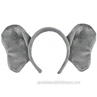 Wildlife Artists Elephant Headband Plush Elephant Stuffed Costume Head Band Unisex Hair Accessory