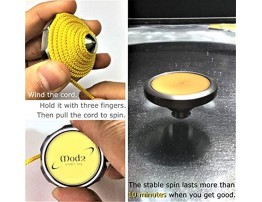 MECHABEY Precision Metal Spinning Top MOD2 Silk Gold for Spin Time Trials One Piece Type od44mm 62g