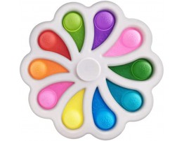 mom&myaboys can Play on The Desktop Spinning top Easy to Operate 10 in The Middle can be rotated to Relieve Eye Fatigue White
