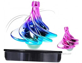 Spinning Top The Original Tornado Tops Wind Blow Turn Gyro Stress Relief Toy for Kids and Adults ，Great Party Favors or Office Decor Multicolor + Pink
