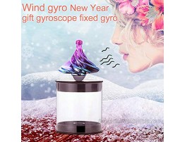 Wind Gyro Spinning Top,Portable Wind Blow Turn Gyro Desktop Decompression Toys,Stress Relief ToyMulticolour