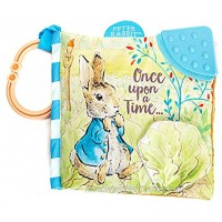 KIDS PREFERRED Peter Rabbit Soft Book with Teether and Crinkle 5 Inches