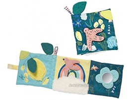 Manhattan Toy Songbird Soft Activity Pat Mat for Babies with Teether Crinkle Paper and Baby-Safe Mirror