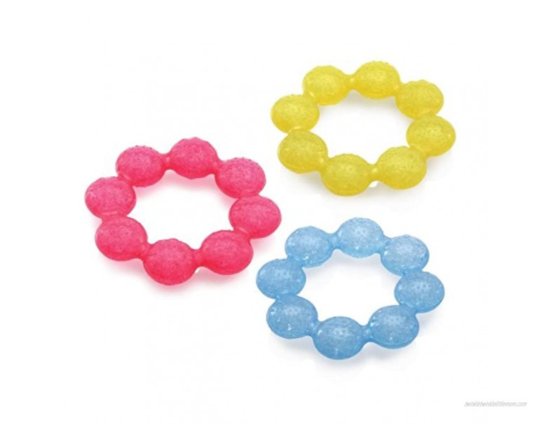 Nuby IcyBite Soother Ring Teether Colors May Vary 1 Count