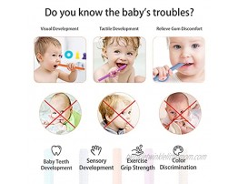 Teething Tubes - Baby Teething Toys Made from Food Grade Silicone for Babies 6+ Months, BPA Free Safe Soft Silicone Soothing Durable and Easy to Clean Dishwasher Safe