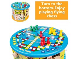 BATTOP Activity Cube Toys for Kids Wooden 8-in-1 Activity Blocks Educational Bead Maze Toys Boys Girls Activity Center Large