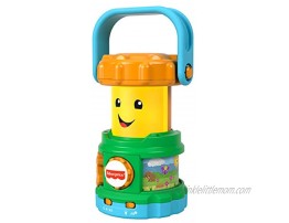 Fisher-Price Laugh & Learn Camping Fun Lantern musical toy with lights sounds and learning content for baby and toddler ages 6-36 months
