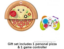 Fisher-Price Laugh & Learn Game and Pizza Party Gift Set of 2 toys with lights music and learning content for baby and toddlers ages 6-36 months