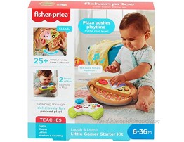 Fisher-Price Laugh & Learn Game and Pizza Party Gift Set of 2 toys with lights music and learning content for baby and toddlers ages 6-36 months