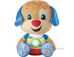 Fisher-Price Laugh & Learn So Big Puppy Large Musical Plush Toy with Learning Content for Toddlers and Preschool Kids