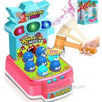 YVV Interactive Whack A Mole Game Learning Active Early Developmental Toy Light-Up Musical Pounding Hammering Toys Fun Gift for Age 3 4 5 6 Years Old Kids Boys Girls Toddler