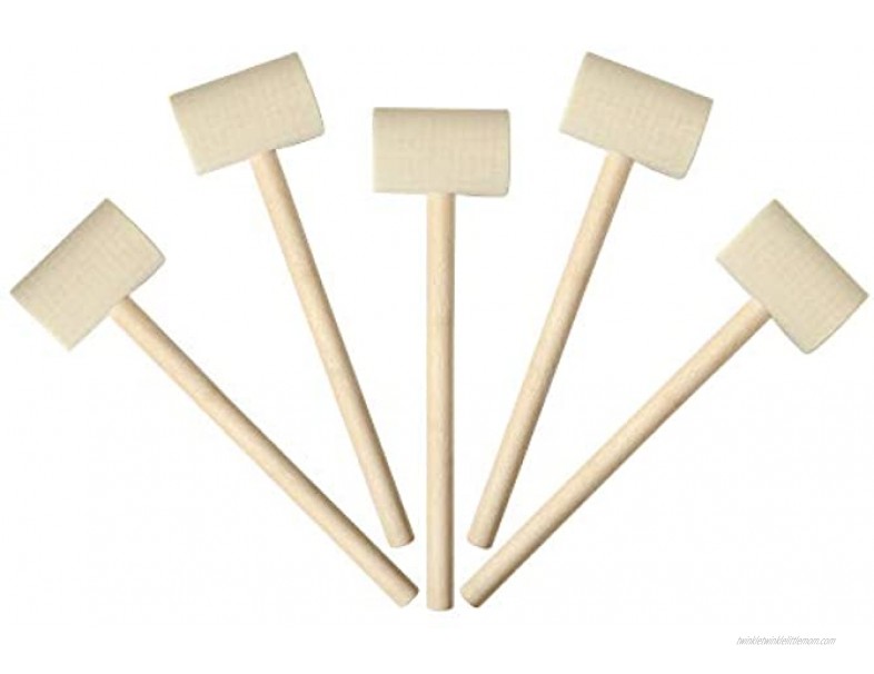36 Pcs Mini Wooden Hammer Creative Pounding Educational Toy Mallet for Boys and Girls