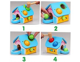Hammering Pounding Toys Wooden Educational Toy Pound and Tap Room Toddler Toys Gift for 2 Year Old Girls Boys