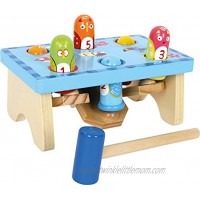 Small Foot Wooden Toys Smack The Bird Knock Playset with Hammer