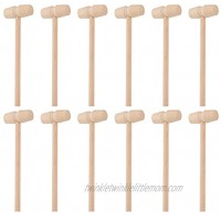 TOYANDONA 30pcs Mini Wooden Hammer Mallet Gavel Toys Mallet Pounding Toy Educational Toy for Boys and Girls