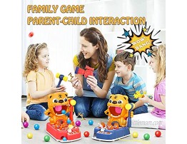 Toys for 3 4 5 6 7 8 Year Old Boy Girl Whack A Mole & Tiger Shooting Games 3 in 1 Interactive Educational Hammering Pounding Toys for kindergarten Learning Toddler Games Children Birthday Gifts