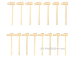 Toyvian 15pcs Wooden Small Mallets Mini Wooden Hammers Small Wood Hammer Toy Pounding Toy Lobster Crab Mallets for Children Toddler Kids