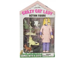 Accoutrements Crazy Cat Lady Action Figure Multicolored 8