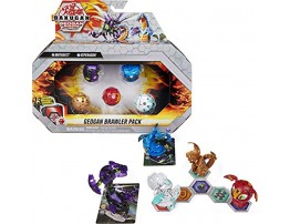 Bakugan Geogan Brawler 5-Pack Exclusive Mutasect and Viperagon Geogan and 3 Collectible Action Figures Kids Toys for Boys