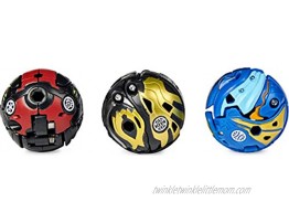 Bakugan Starter Pack 3-Pack Fused Trox x Nobilious Ultra Armored Alliance Collectible Action Figures