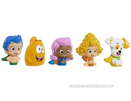 Bubble Guppies 5-Piece Bath Toy Play Set Includes Gil Molly Deema Mr. Grouper and Bubble Puppy Exclusive