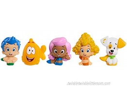 Bubble Guppies 5-Piece Bath Toy Play Set Includes Gil Molly Deema Mr. Grouper and Bubble Puppy Exclusive