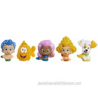 Bubble Guppies 5-Piece Bath Toy Play Set Includes Gil Molly Deema Mr. Grouper and Bubble Puppy  Exclusive
