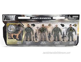 Elite Force Army Ranger Action Figures – 5 Pack Military Toy Soldiers Playset | Realistic Gear and Accessories – Sunny Days Entertainment