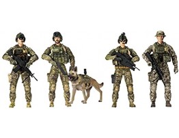 Elite Force Army Ranger Action Figures – 5 Pack Military Toy Soldiers Playset | Realistic Gear and Accessories – Sunny Days Entertainment