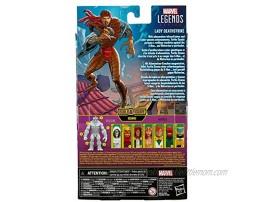 Marvel Hasbro Legends Series 6-inch Collectible Action Lady Deathstrike Figure Includes 1 Build-A-Figure Parts Premium Design