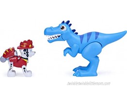 Paw Patrol Dino Rescue Marshall and Dinosaur Action Figure Set for Kids Aged 3 and up