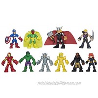 Playskool Heroes Marvel Super Hero Adventures Ultimate Super Hero Set 10 Collectible 2.5-Inch Action Figures Toys for Kids Ages 3 and Up  Exclusive