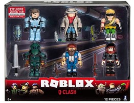 Roblox Action Collection Q-Clash Six Figure Pack [Includes Exclusive Virtual Item]