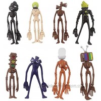 Siren Head Toys Action Figure Model Doll Sculpture Shy Guy SCP Foundation SCP 6789 SCP 096 Toys 8Pcs Set