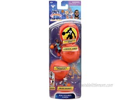 SPACE JAM: A New Legacy 4 Pack 2 Lebron Bugs Bunny Wile E. Coyote & 1 Mystery Figure Bench