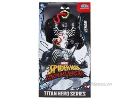 Spider-Man Maximum Venom Titan Hero Venom Action Figure Inspired by The Marvel Universe Blast Gear-Compatible Back Port Ages 4 and Up
