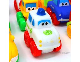 Big Mo's Toys Baby Cars Soft Rubber Toy Vehicles for Babies and Toddlers 12 Pieces