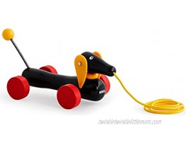 BRIO World 30332 Pull Along Dachshund | The Perfect Playmate for Your Toddler