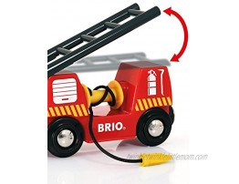 BRIO World 33833 Central Fire Station | 12 Piece Toy for Kids with Fire Truck and Accessories for Kids Ages 3 and Up