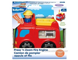 Kidoozie Press ‘n Zoom Fire Engine Developmental Activity Toy for Toddlers Ages 12 Months and Older