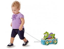 Melissa & Doug FIRST PLAY Friendly Frogs Pull Toy