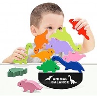 Educational Toys for 3 4 5 Year Old Boys Toys Wooden Blocks Dinosaur Toys for Kids Age 3-5 Preschool Toddler Learning Activities Toys Age 2-4 Stem Toys for 4 5 6 Year Old Girl Gifts Dinosaur Games